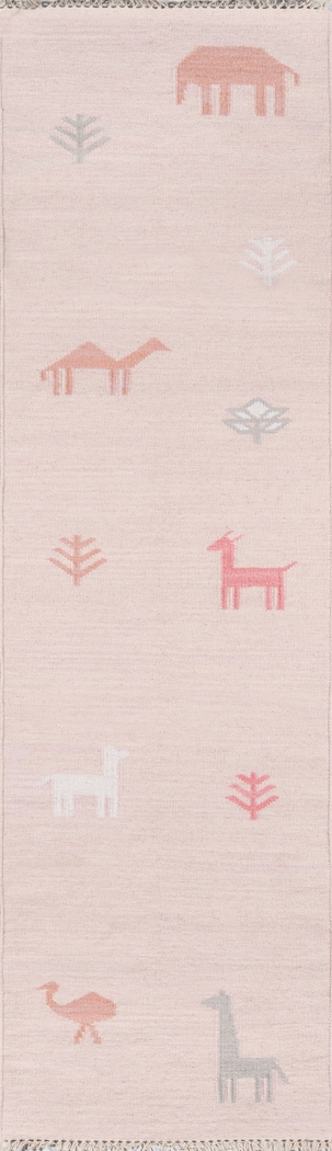 Kids Busy Meadow Pink 3'6 x 5'6 Rug - Thumbnail - Image 5