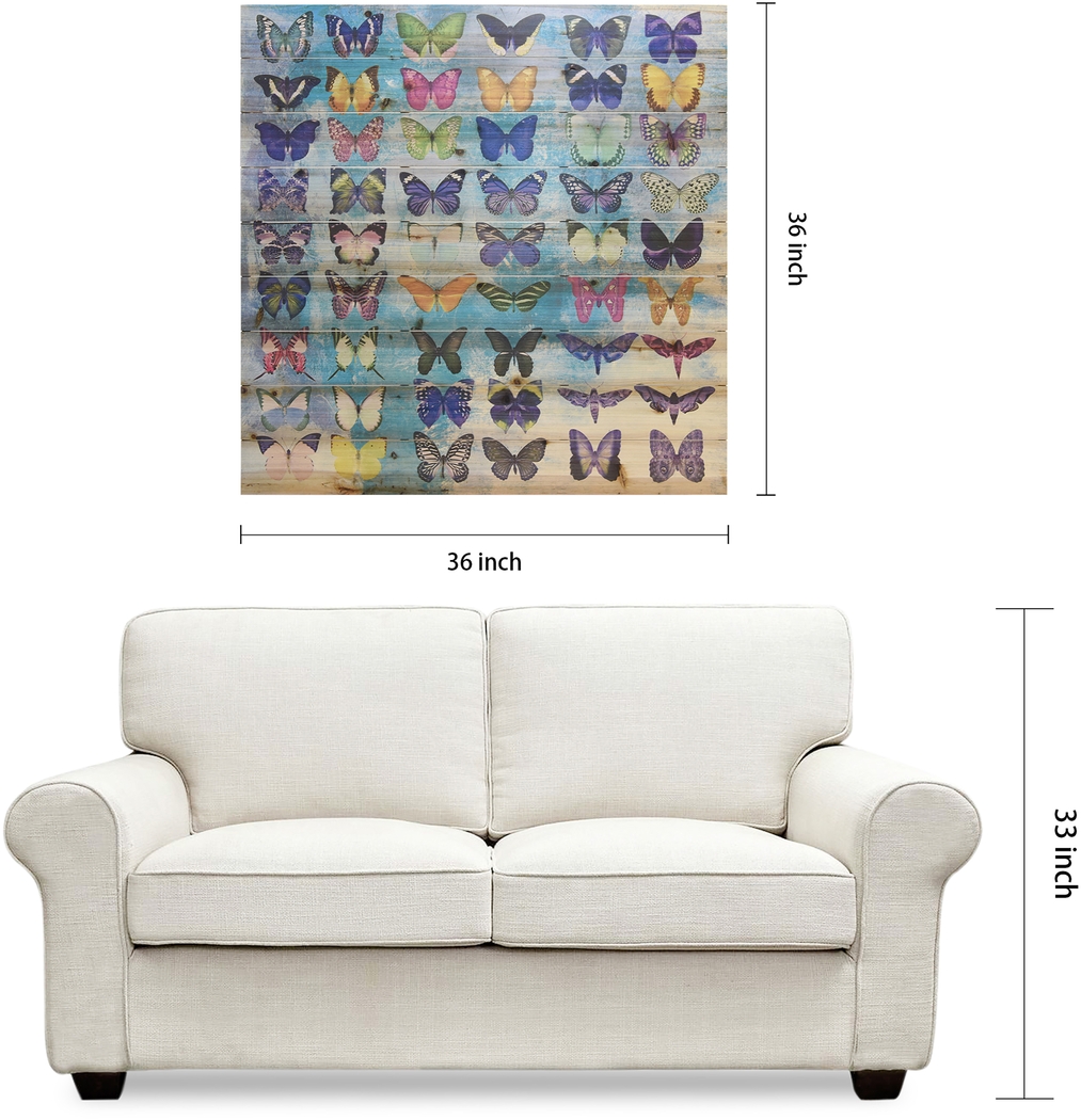 Kids Butterfly Family Rainbow Wall Art - Thumbnail - Image 9