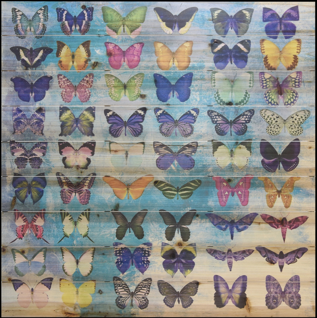 Kids Butterfly Family Rainbow Wall Art - Thumbnail - Image 1