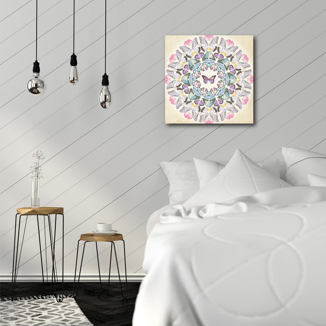 Kids Butterfly Medallion Purple Artwrok - Thumbnail - Image 2