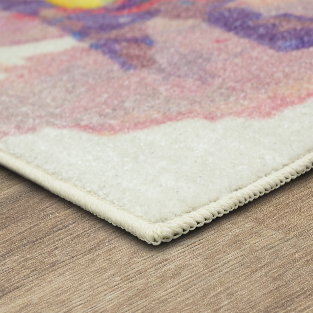 Kids Butterfly Murmurs Pink 3'4 x 5' Rug - Thumbnail - Image 4