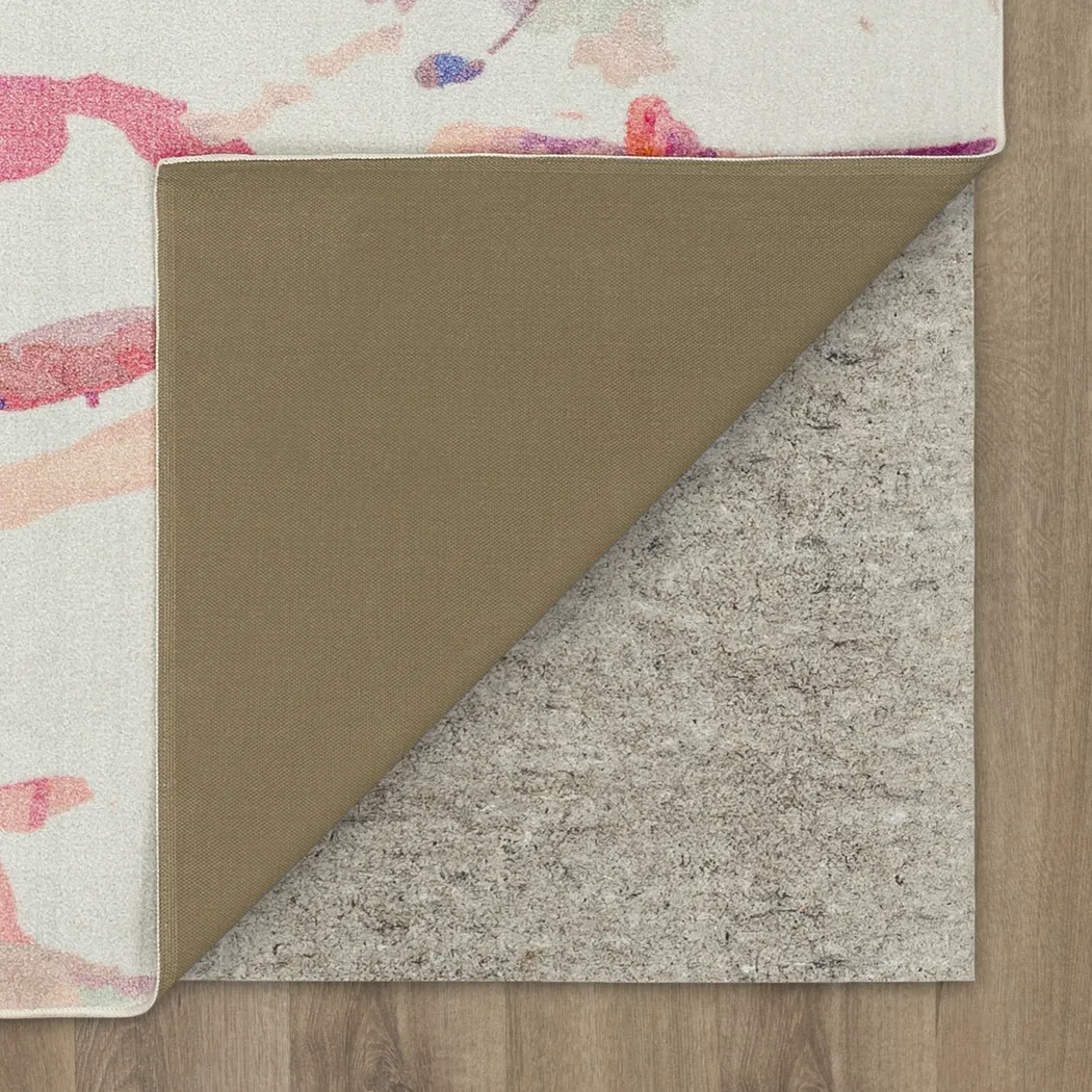 Kids Butterfly Murmurs Pink 5' x 8 Rug - Thumbnail - Image 6