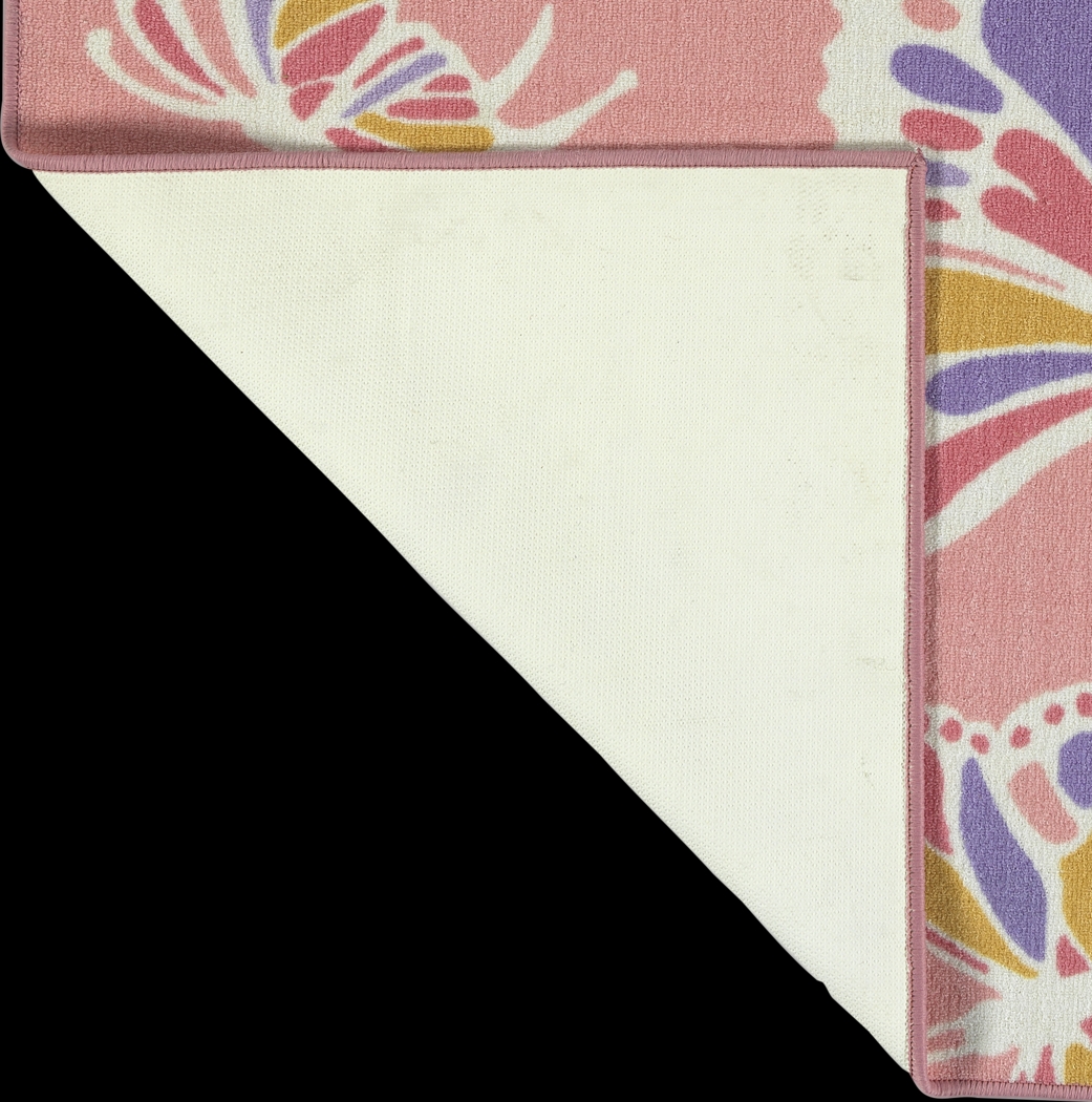 Kids Butterfly Spice Pink 5' x 7' Rug - Thumbnail - Image 4