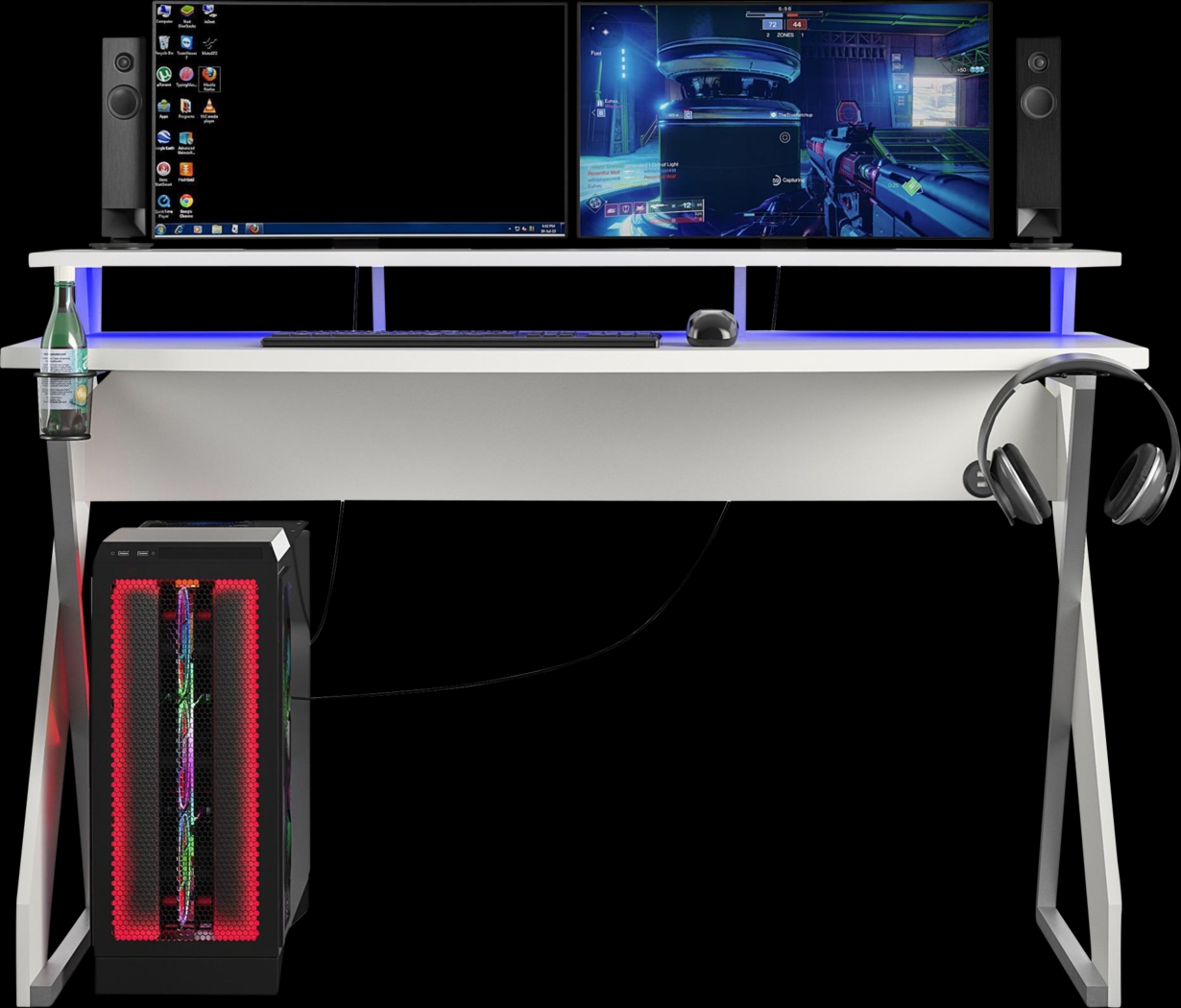 Kids Cabob White Gaming Desk - Thumbnail - Image 3