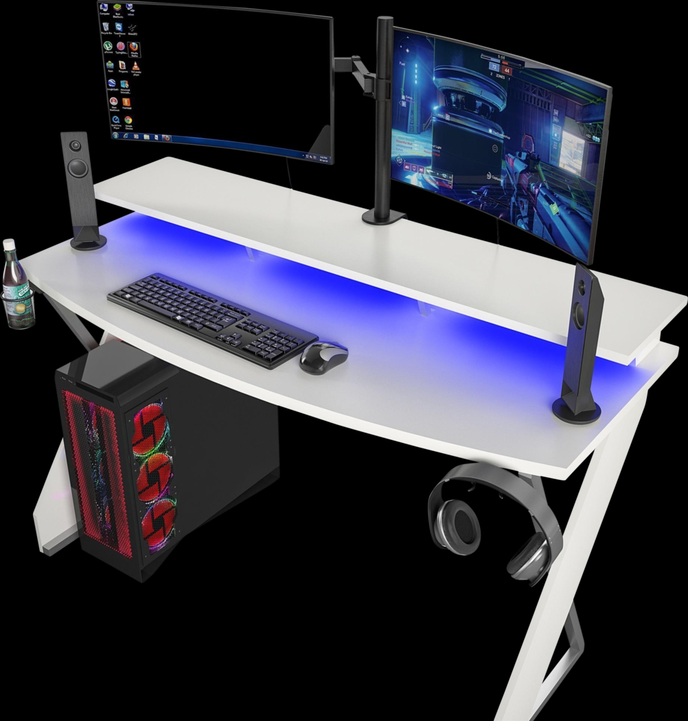 Kids Cabob White Gaming Desk - Thumbnail - Image 6