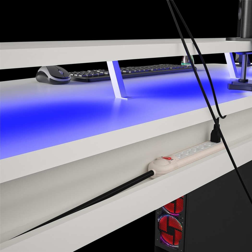 Kids Cabob White Gaming Desk - Thumbnail - Image 10