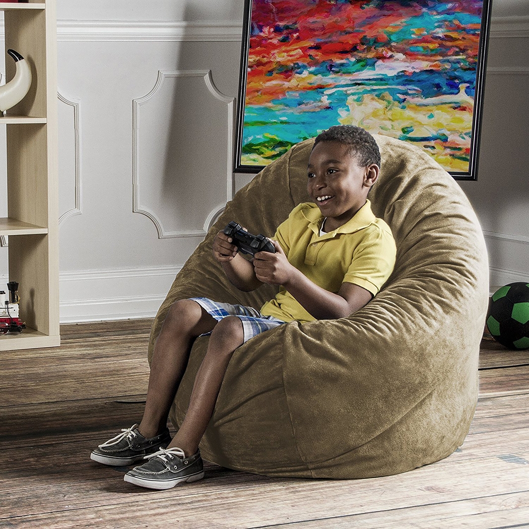 Kids Calix Camel Bean Bag Chair - Thumbnail - Image 2
