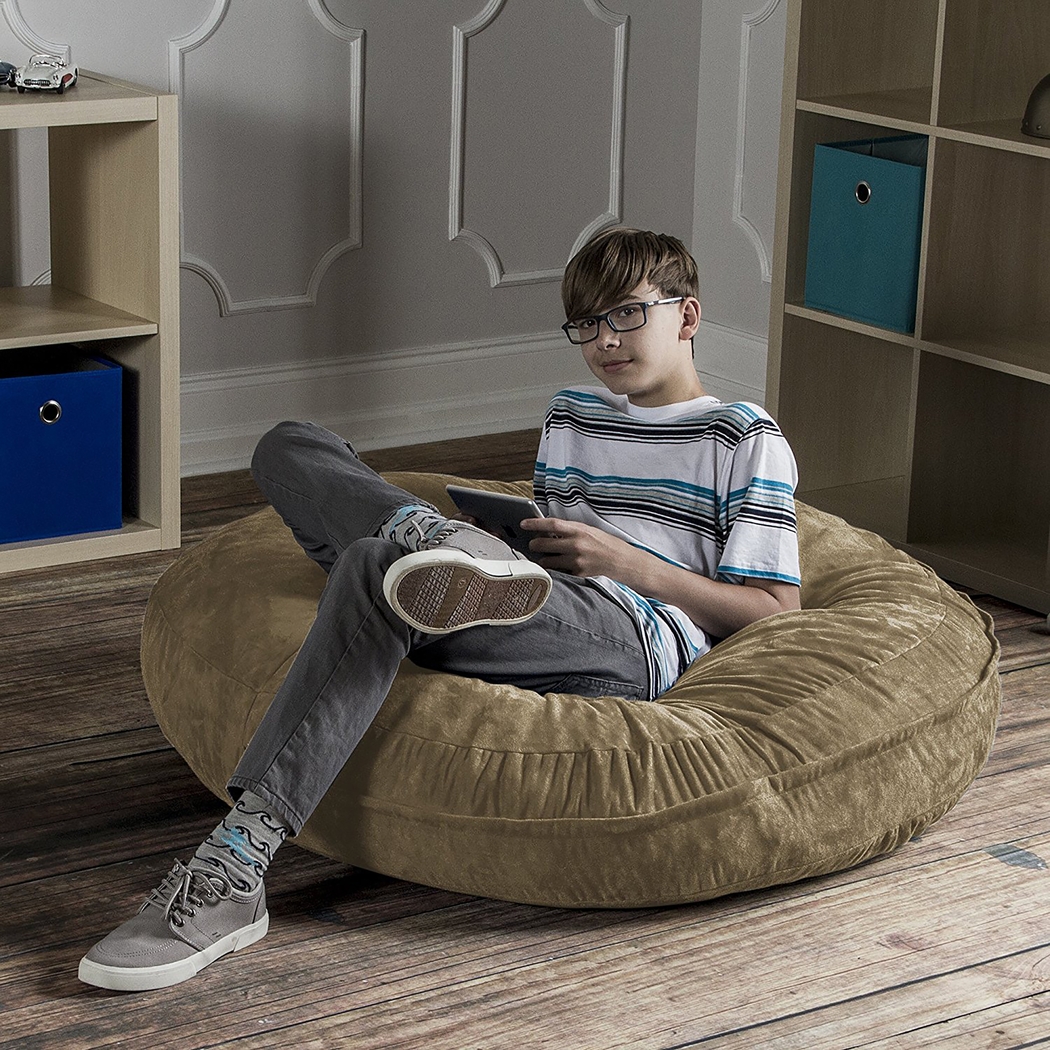 Kids Calix Camel Bean Bag Chair - Thumbnail - Image 3