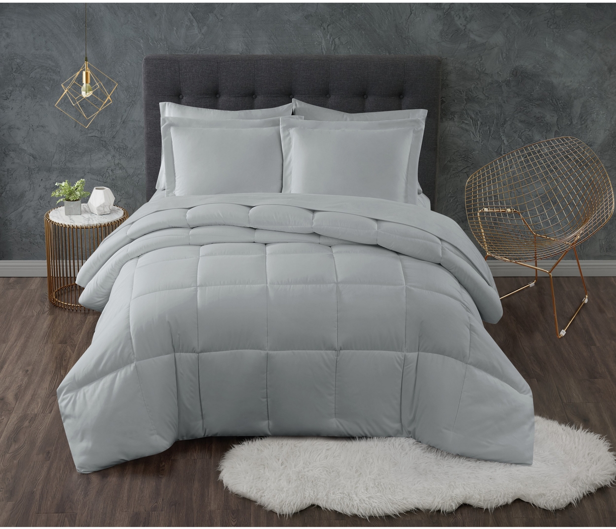 Kids Calming Colors Gray Twin XL Comforter Set - Thumbnail - Image 1