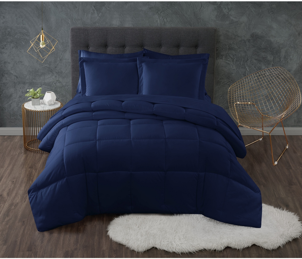 Kids Calming Colors Navy Twin/Twin XL Comforter Set - Thumbnail - Image 1
