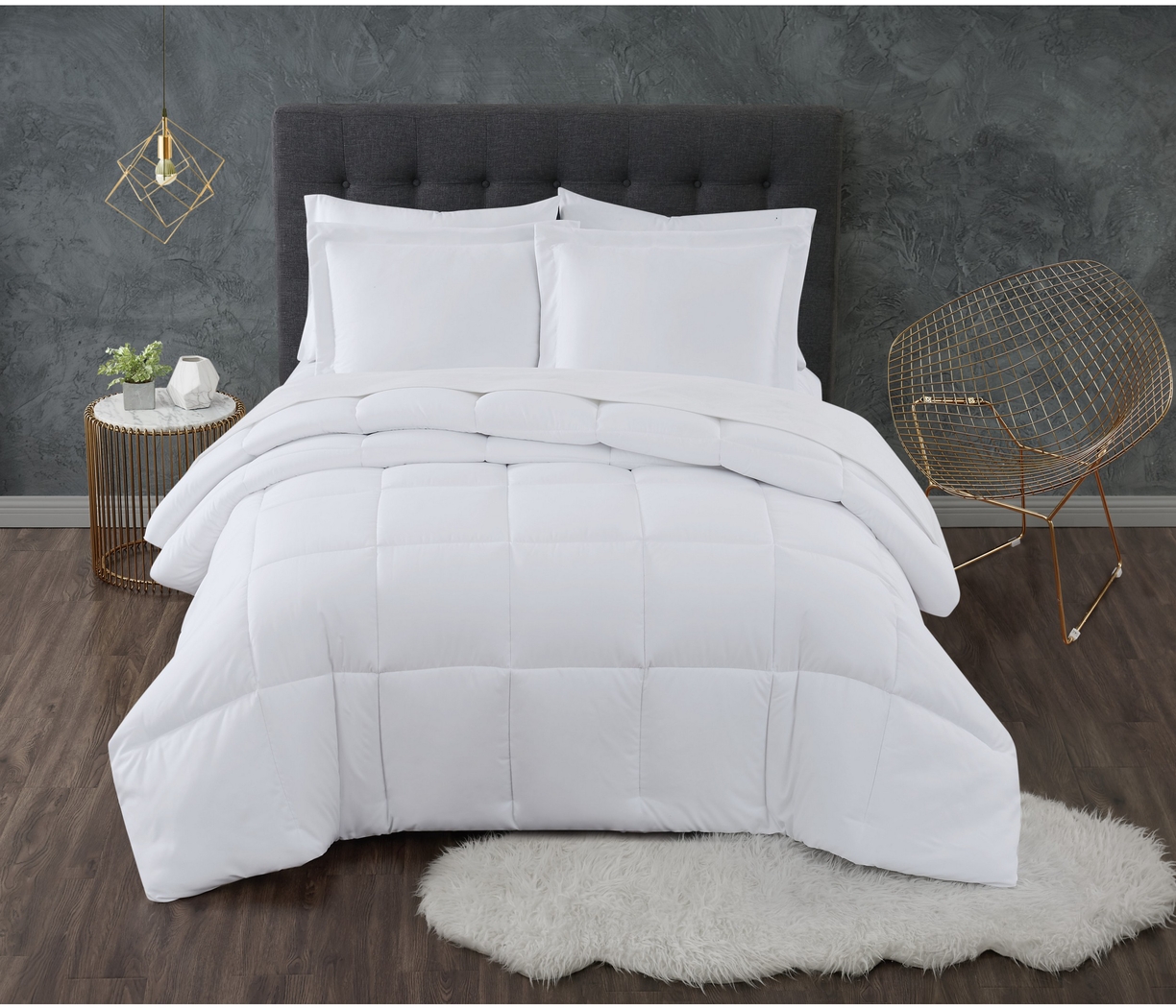 Kids Calming Colors White Full/Queen Comforter Set - Thumbnail - Image 1