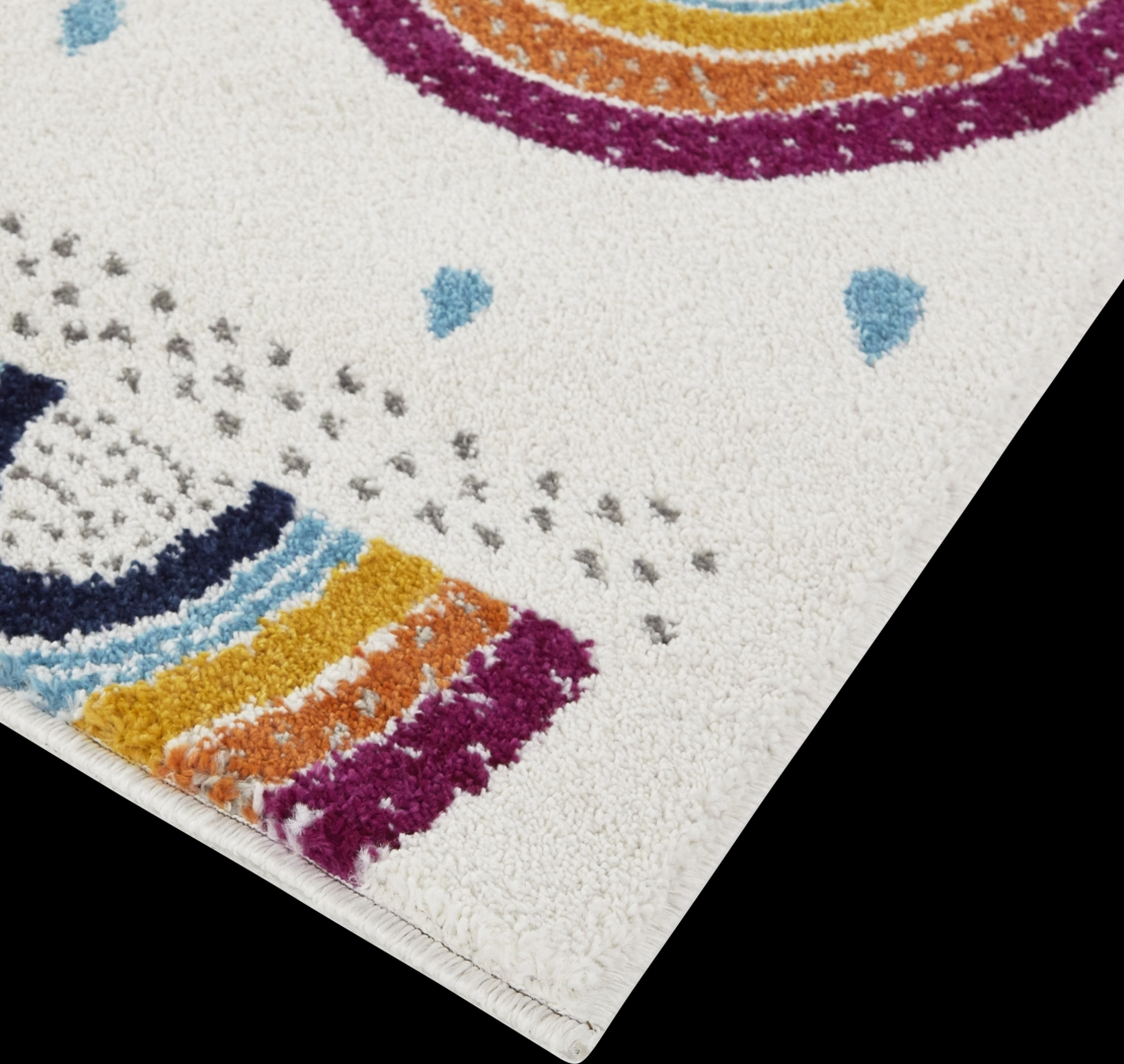 Kids Camborne Cream 5'3 x 7' Rug - Thumbnail - Image 3