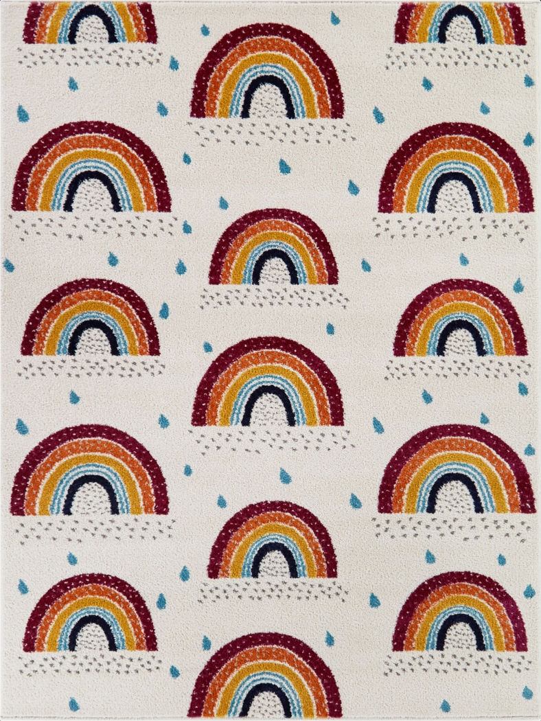 Kids Camborne Cream 5'3 x 7' Rug - Thumbnail - Image 1