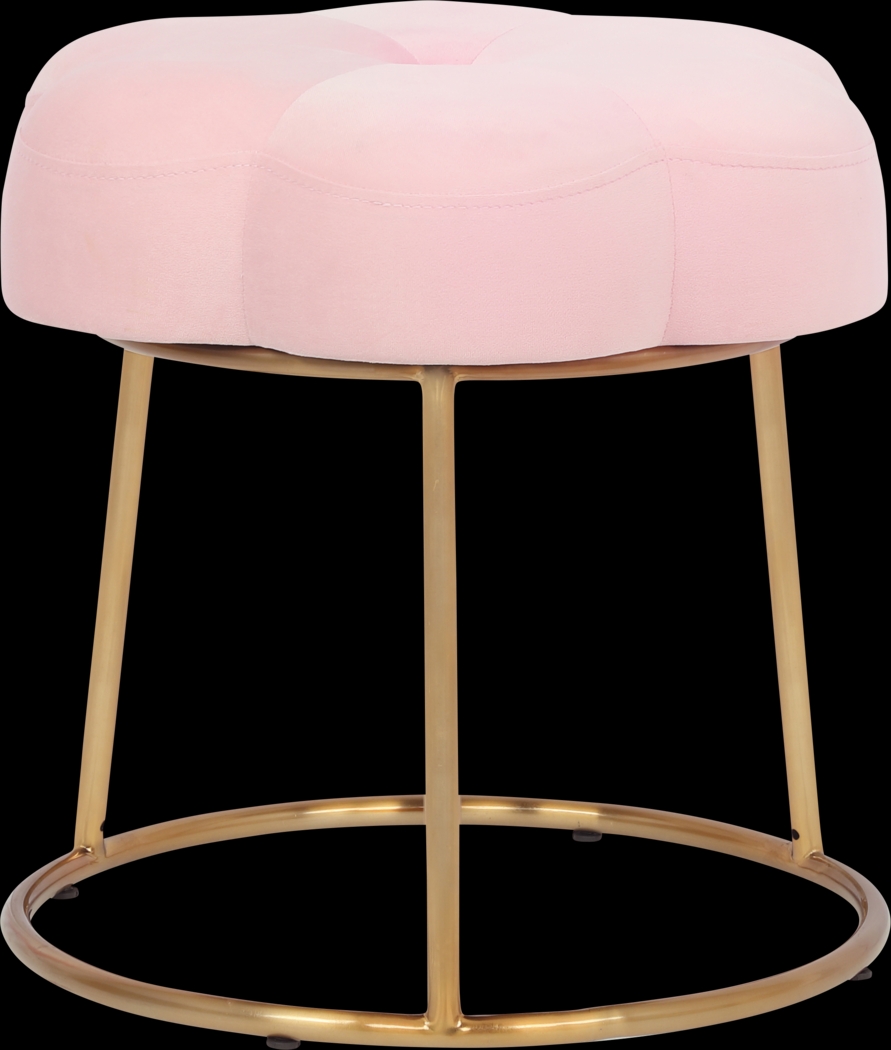 Kids Camelia Blush Vanity Stool - Thumbnail - Image 1