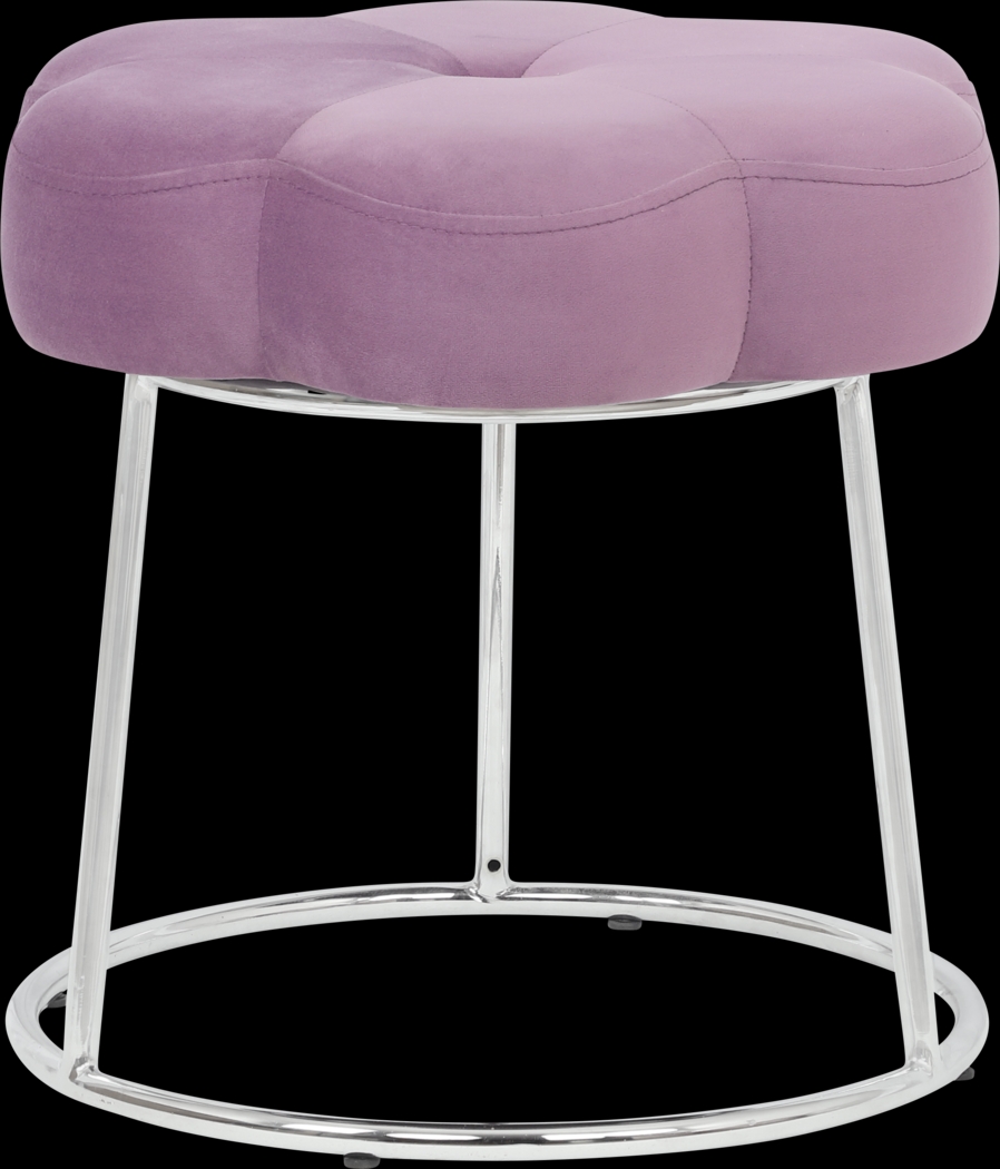 Kids Camelia Purple Vanity Stool - Thumbnail - Image 2