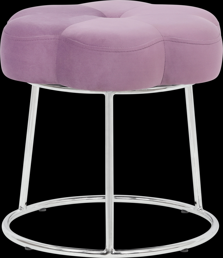 Kids Camelia Purple Vanity Stool - Thumbnail - Image 1