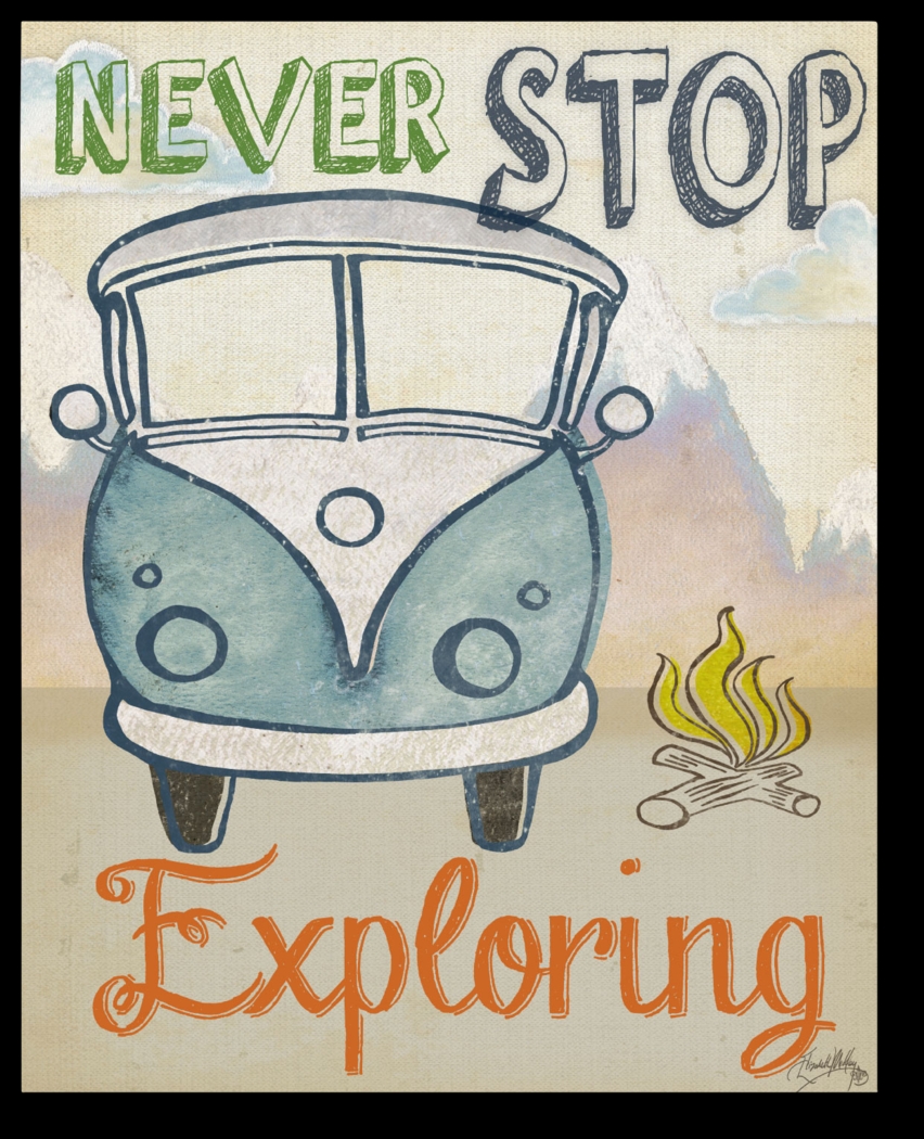 Kids Camp Roadside Gray Artwork - Thumbnail - Image 1