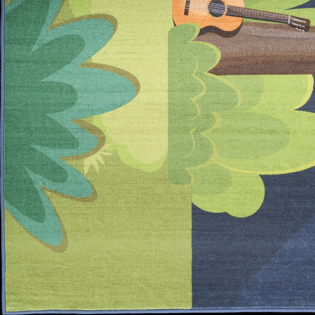 Kids Camping Air Navy 5' x 7' Rug - Thumbnail - Image 4