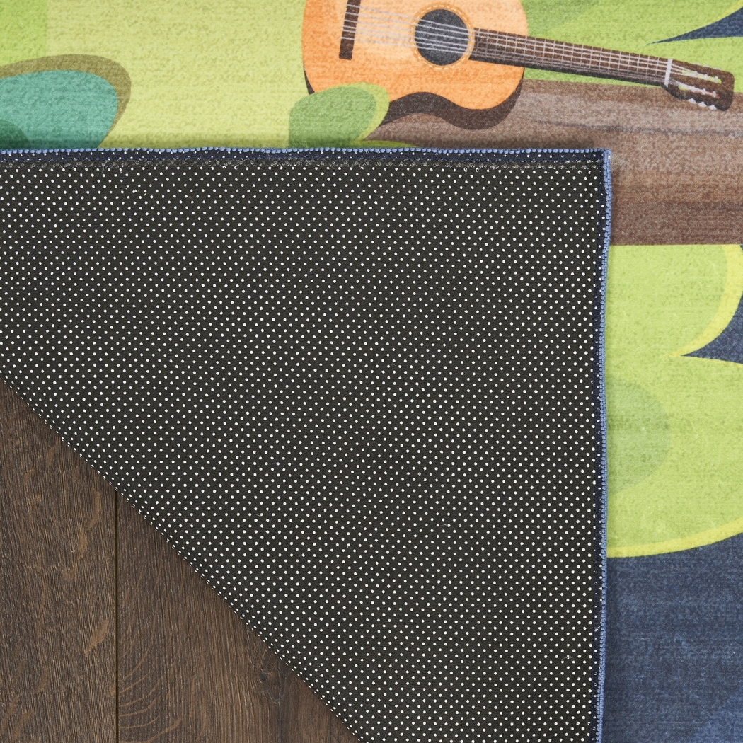 Kids Camping Air Navy 6'6 x 9'2 Rug - Thumbnail - Image 5