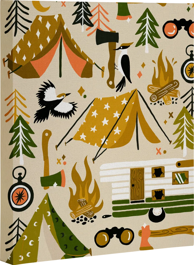 Kids Camping Kit II Beige Artwork - Thumbnail - Image 1