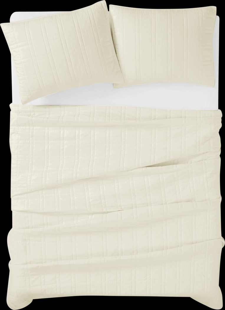 Kids Candy Colors Beige Twin Quilt Set - Thumbnail - Image 3