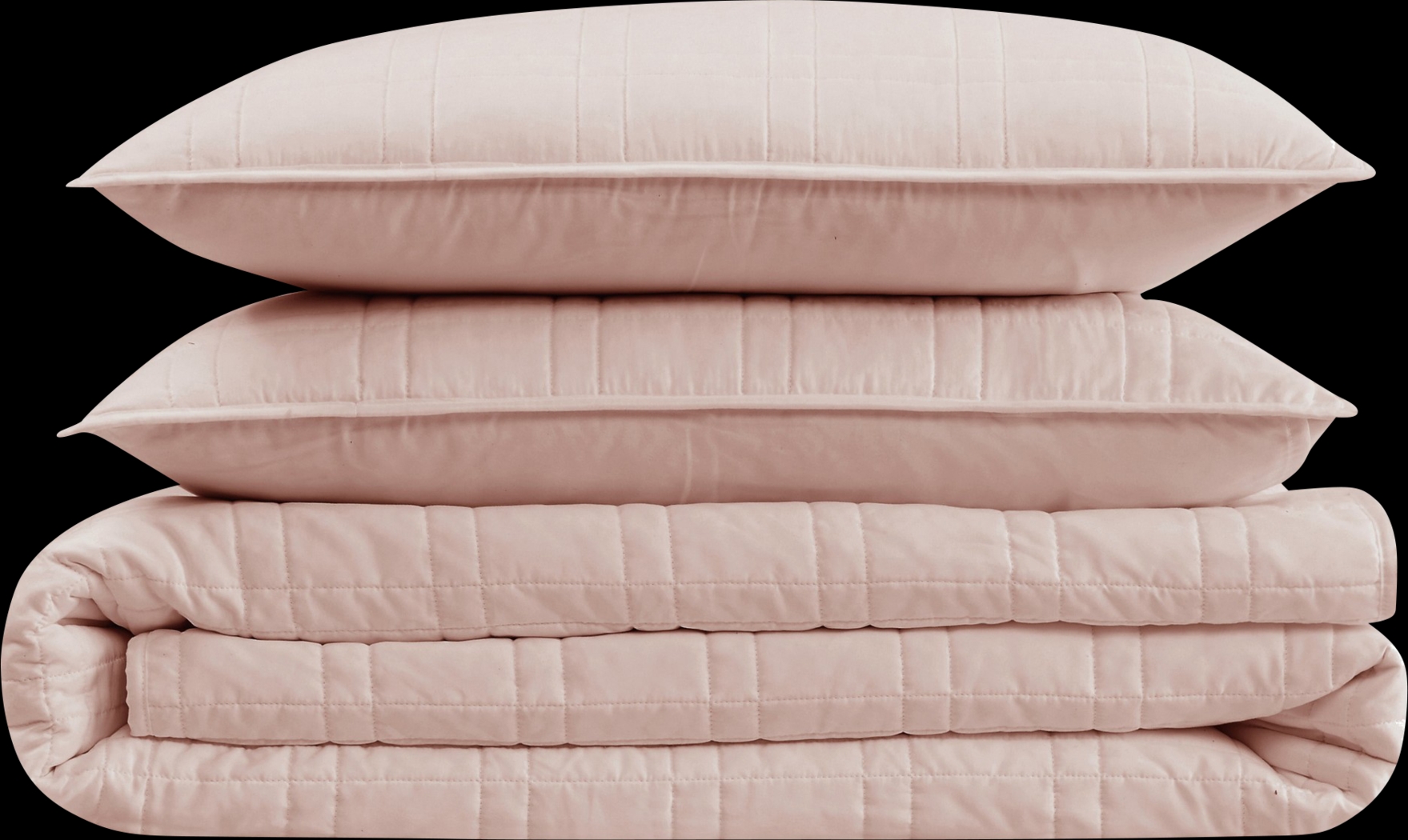 Kids Candy Colors Blush Twin Quilt Set - Thumbnail - Image 2
