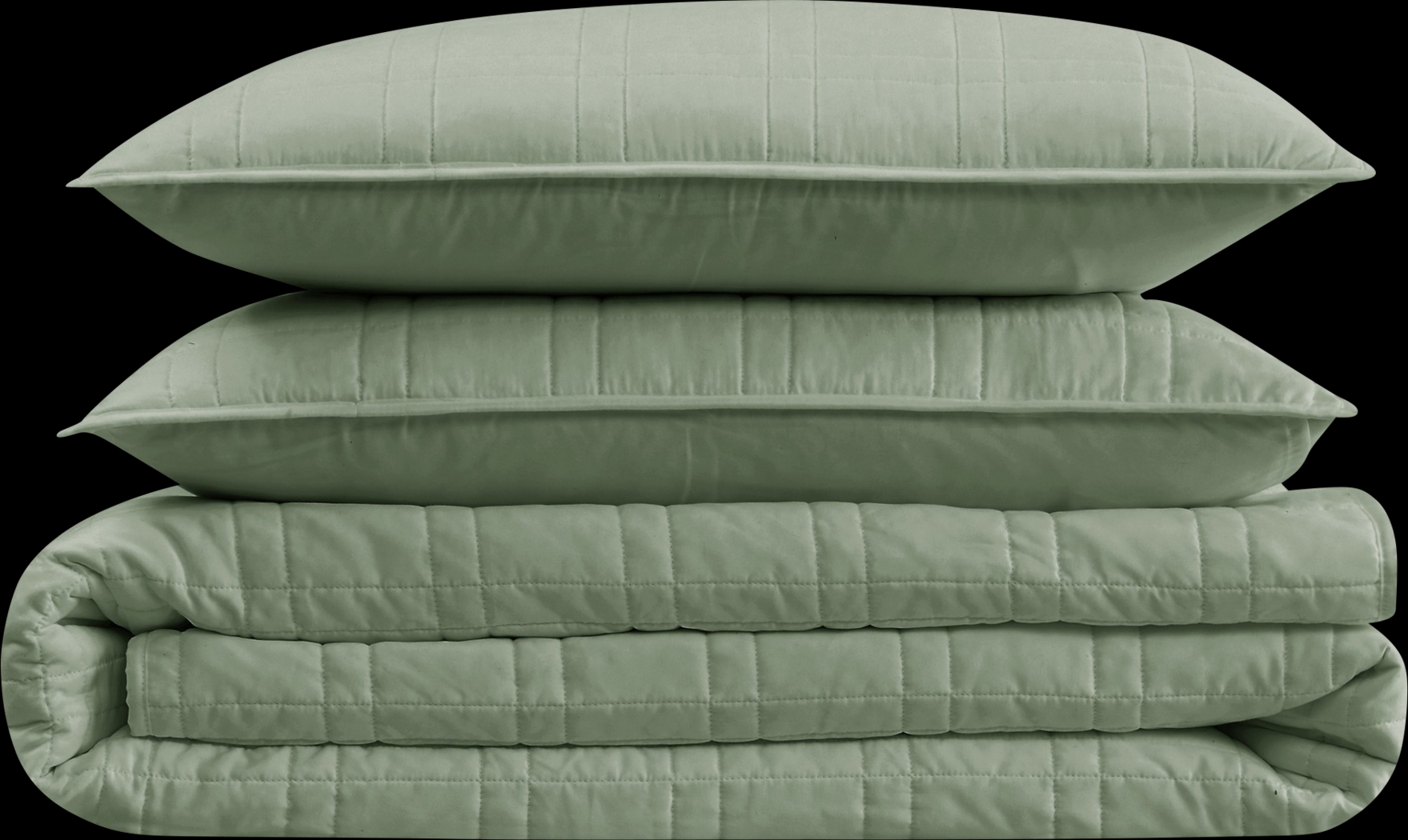 Kids Candy Colors Green Twin Quilt Set - Thumbnail - Image 2