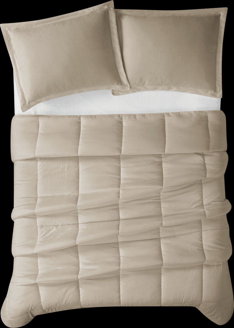 Kids Candy Colors Khaki Full/Queen Comforter Set - Thumbnail - Image 4