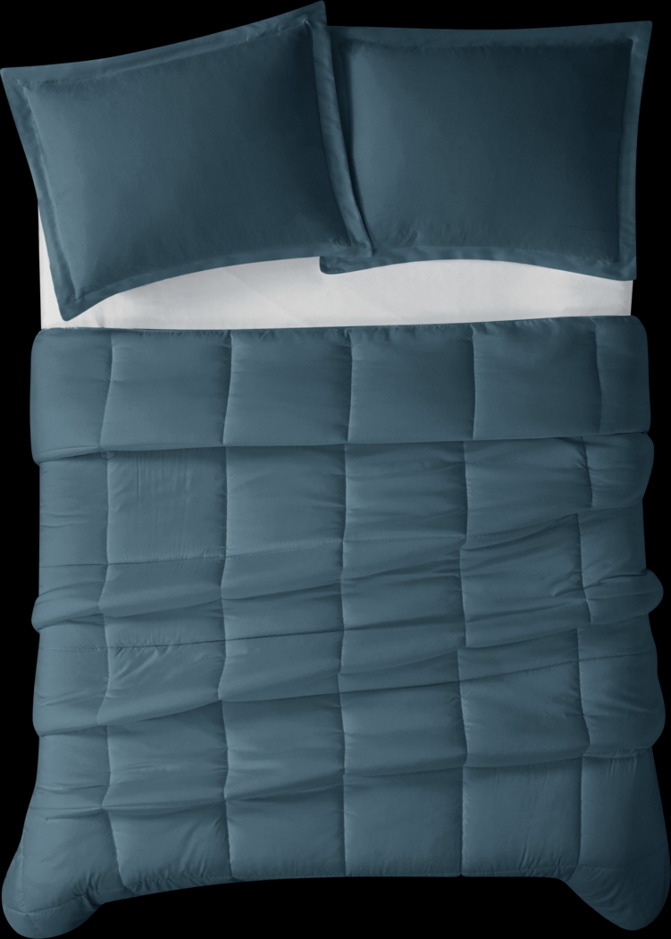 Kids Candy Colors Navy Full/Queen Comforter Set - Thumbnail - Image 4