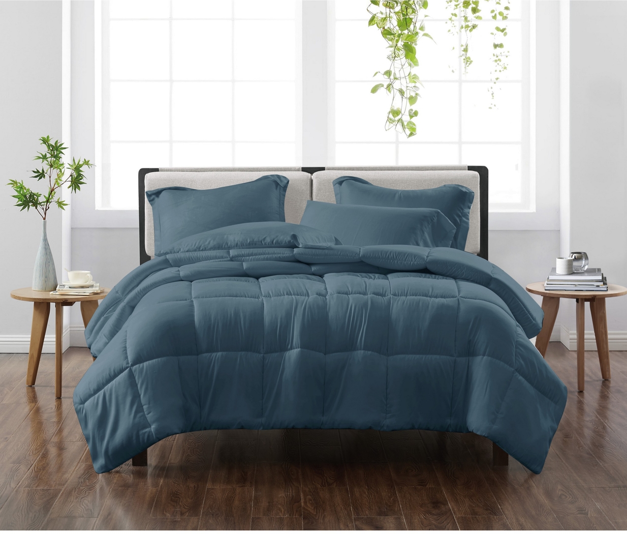 Kids Candy Colors Navy Full/Queen Comforter Set - Thumbnail - Image 1