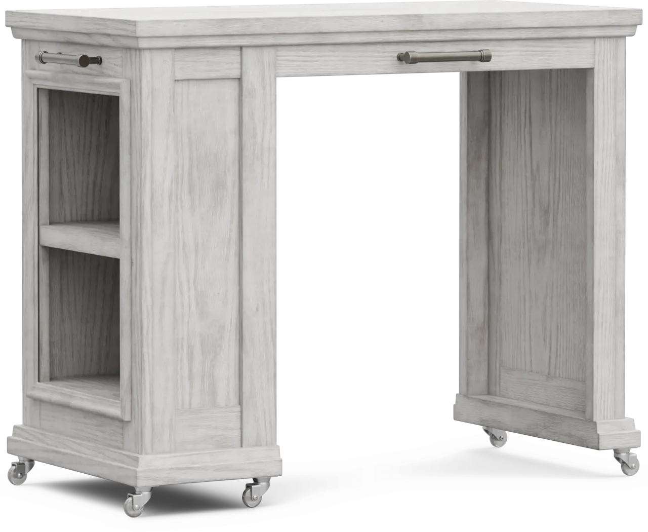 Kids Canyon Lake 2.0 Ash Gray Caster Desk - Thumbnail - Image 2