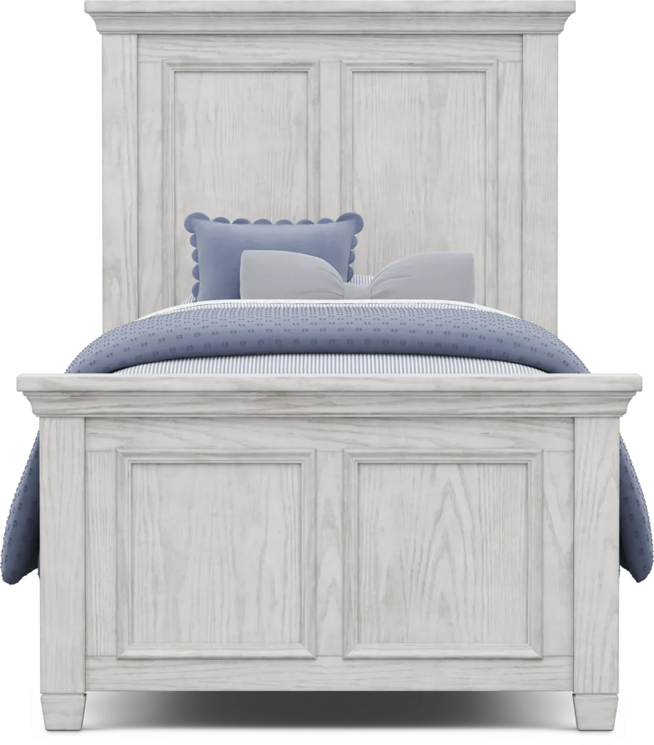 Kids Canyon Lake 2.0 Ash Gray Twin Panel Bed - Thumbnail - Image 3