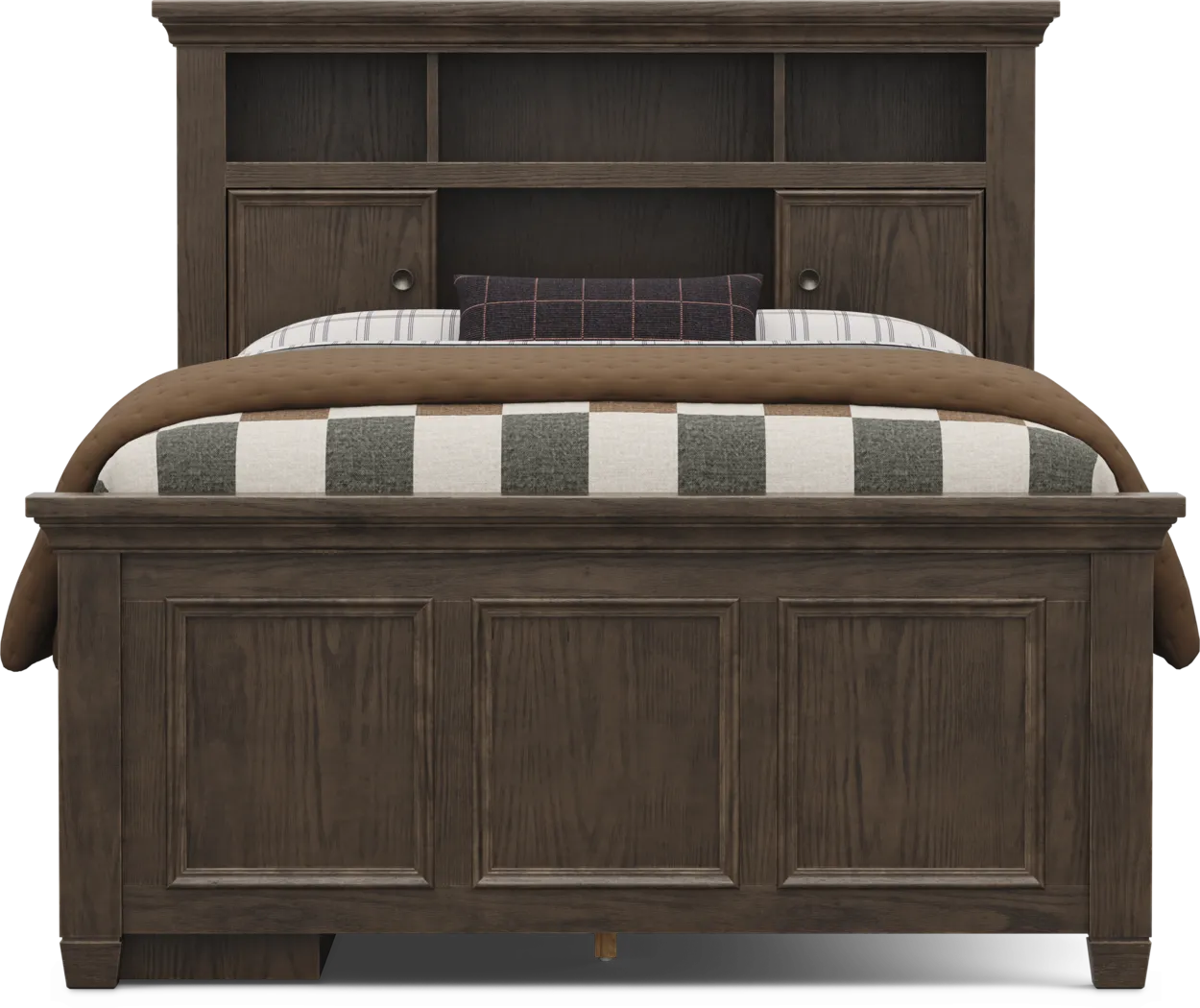 Kids Canyon Lake 2.0 Java Full Bookcase Bedroom with Storage Side Rail - Thumbnail - Image 3