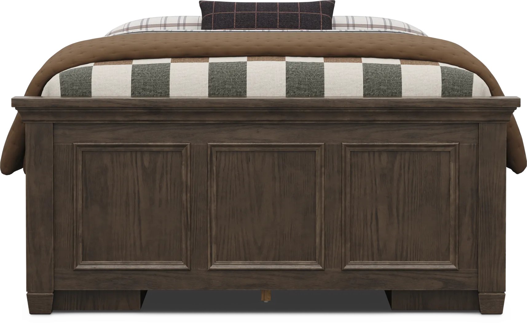 Kids Canyon Lake 2.0 Java Full Low Profile Bed with 2 Storage Side Rails - Thumbnail - Image 2