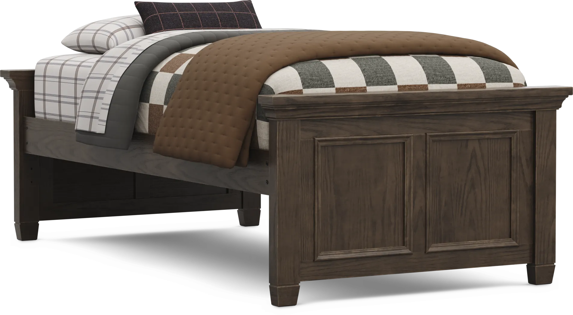 Kids Canyon Lake 2.0 Java Twin Low Profile Bed - Thumbnail - Image 3