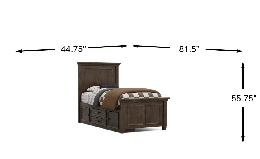 Dimension Image. Please refer to the Dimension Tab on this page for dimension details.