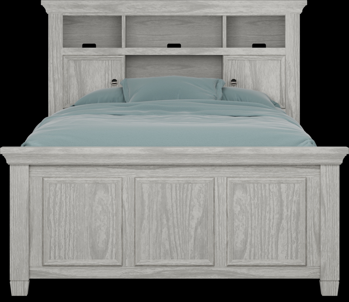 Kids Canyon Lake Ash Gray Full Bookcase Bedroom - Thumbnail - Image 3
