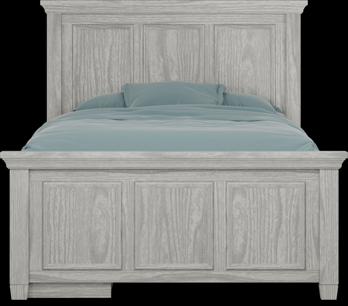 Kids Canyon Lake Ash Gray Full Panel Bedroom with Storage Side Rail - Thumbnail - Image 3
