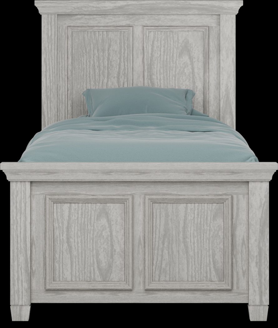 Kids Canyon Lake Ash Gray Twin Panel Bedroom - Thumbnail - Image 3