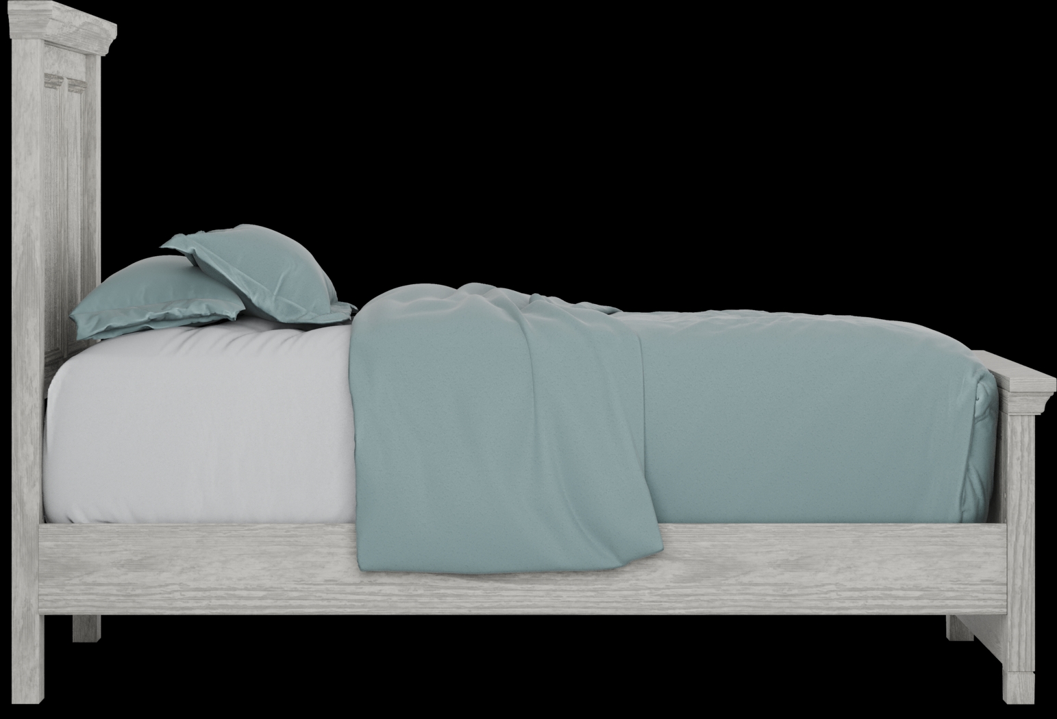 Kids Canyon Lake Ash Gray Twin Panel Bedroom - Thumbnail - Image 4