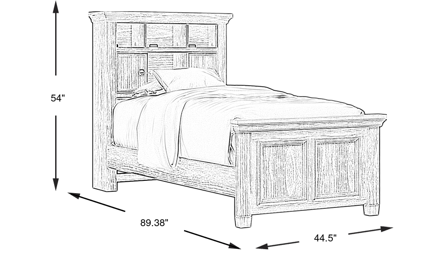 Dimension Image. Please refer to the Dimension Tab on this page for dimension details.