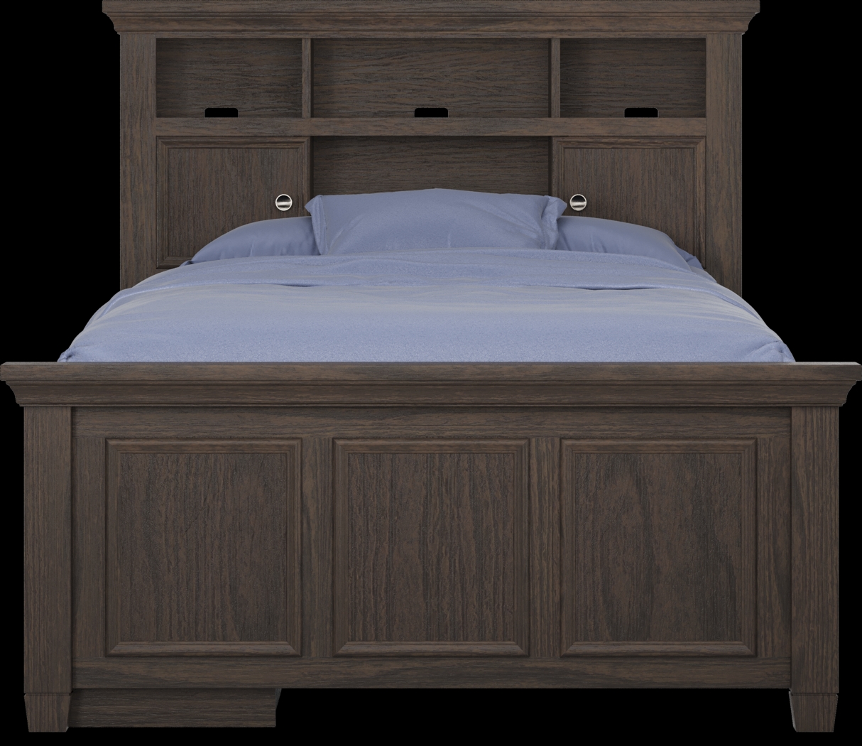 Kids Canyon Lake Java Full Bookcase Bedroom with Storage Side Rail - Thumbnail - Image 3