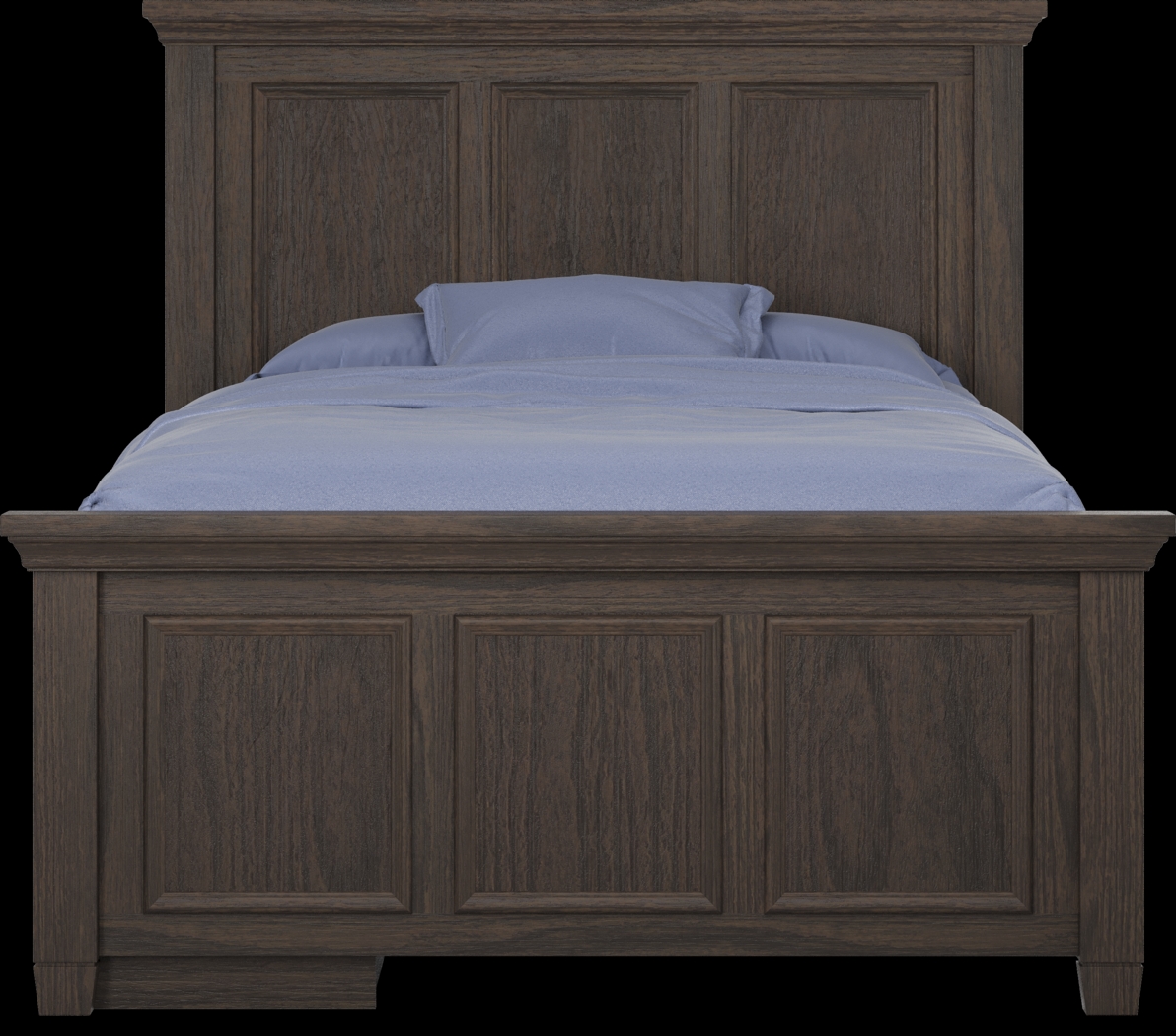 Kids Canyon Lake Java Full Panel Bed with Storage Side Rail - Thumbnail - Image 3