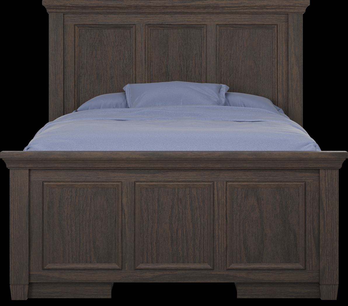 Kids Canyon Lake Java Full Panel Bed with 2 Storage Side Rails - Thumbnail - Image 3