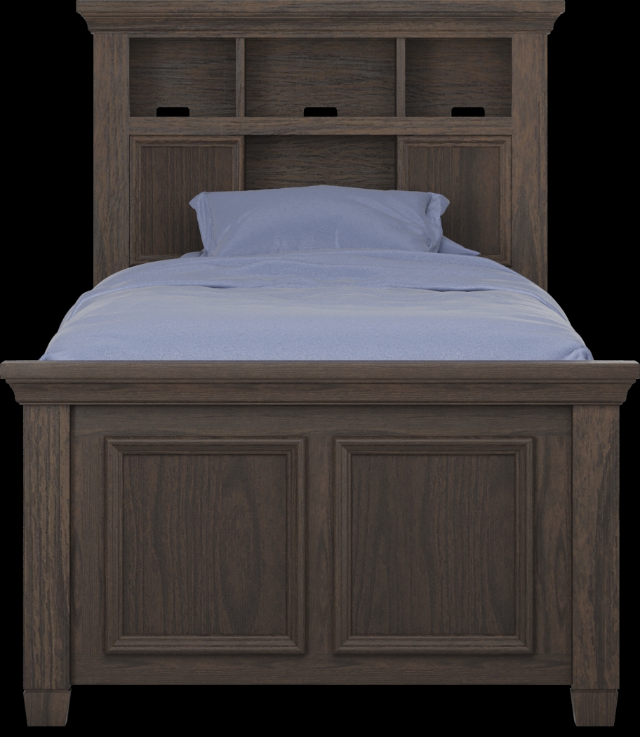 Kids Canyon Lake Java Twin Bookcase Bedroom - Thumbnail - Image 3