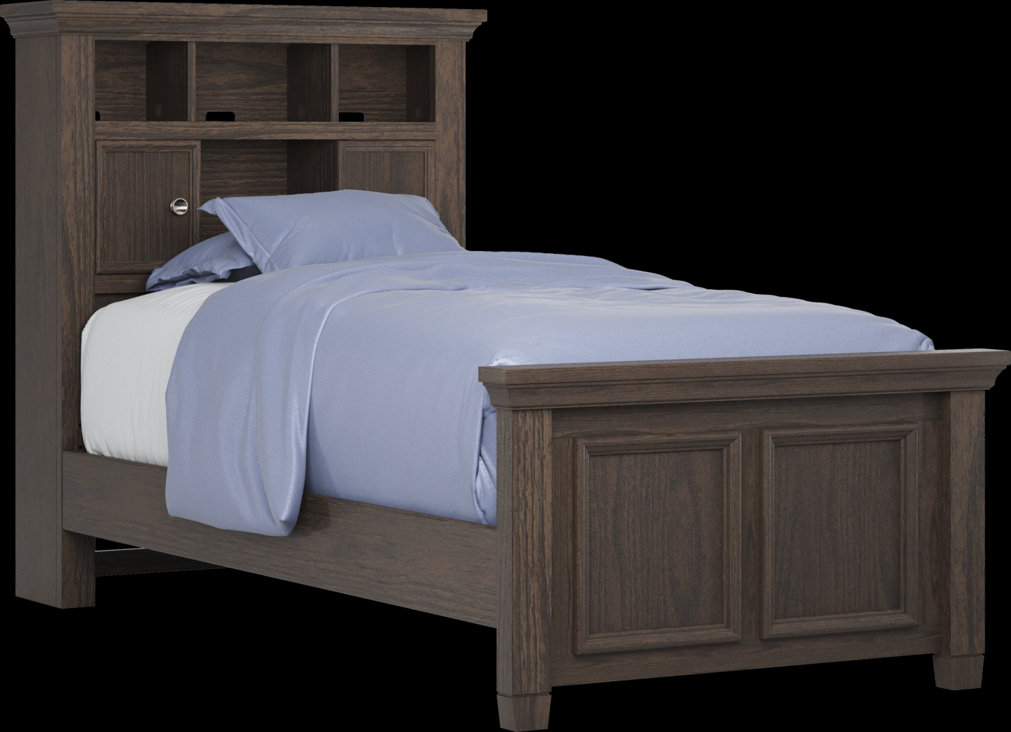 Kids Canyon Lake Java Twin Bookcase Bedroom - Thumbnail - Image 2