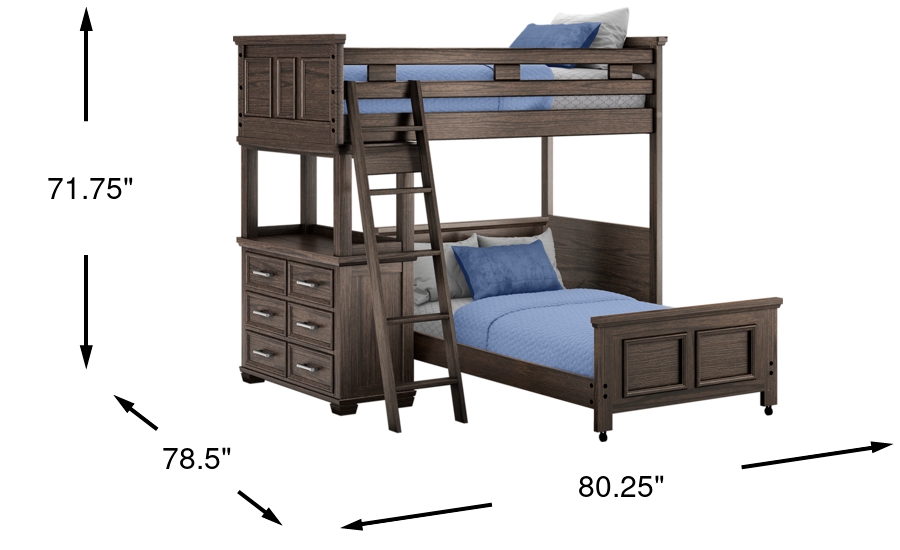 Dimension Image. Please refer to the Dimension Tab on this page for dimension details.