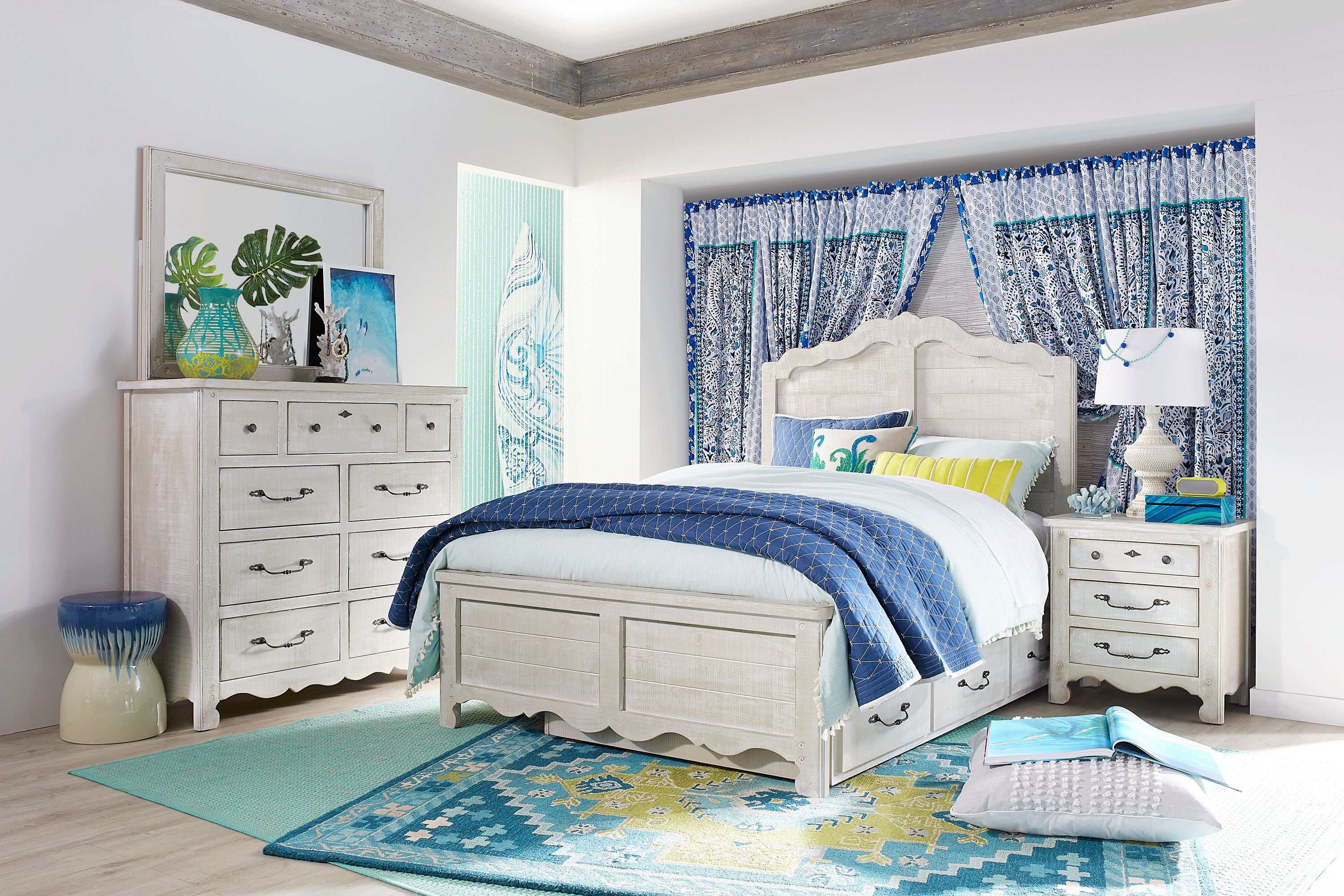 Kids Caraway Cove Gray 5 Pc Full Panel Bedroom - Thumbnail - Image 1