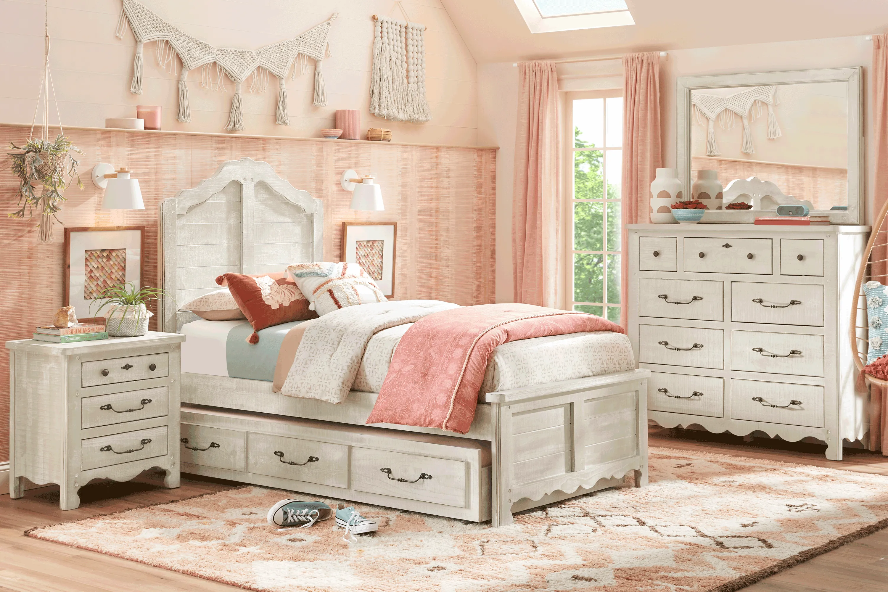 Kids Caraway Cove Gray 5 Pc Twin Panel Bedroom - Thumbnail - Image 1
