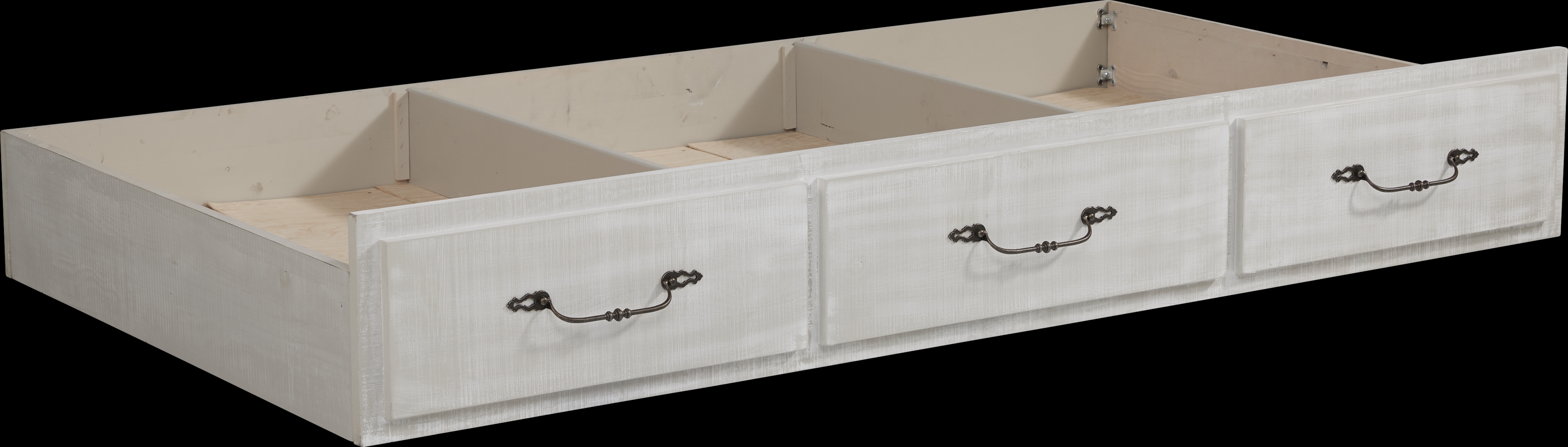 Kids Caraway Cove Gray Twin Storage Trundle - Thumbnail - Image 1